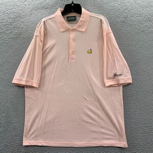 THE MASTERS COLLECTION Polo Shirt Mens Large Short Sleeve Golf*